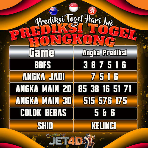 Jet4d Prediksi Togel Hongkong Lotto
